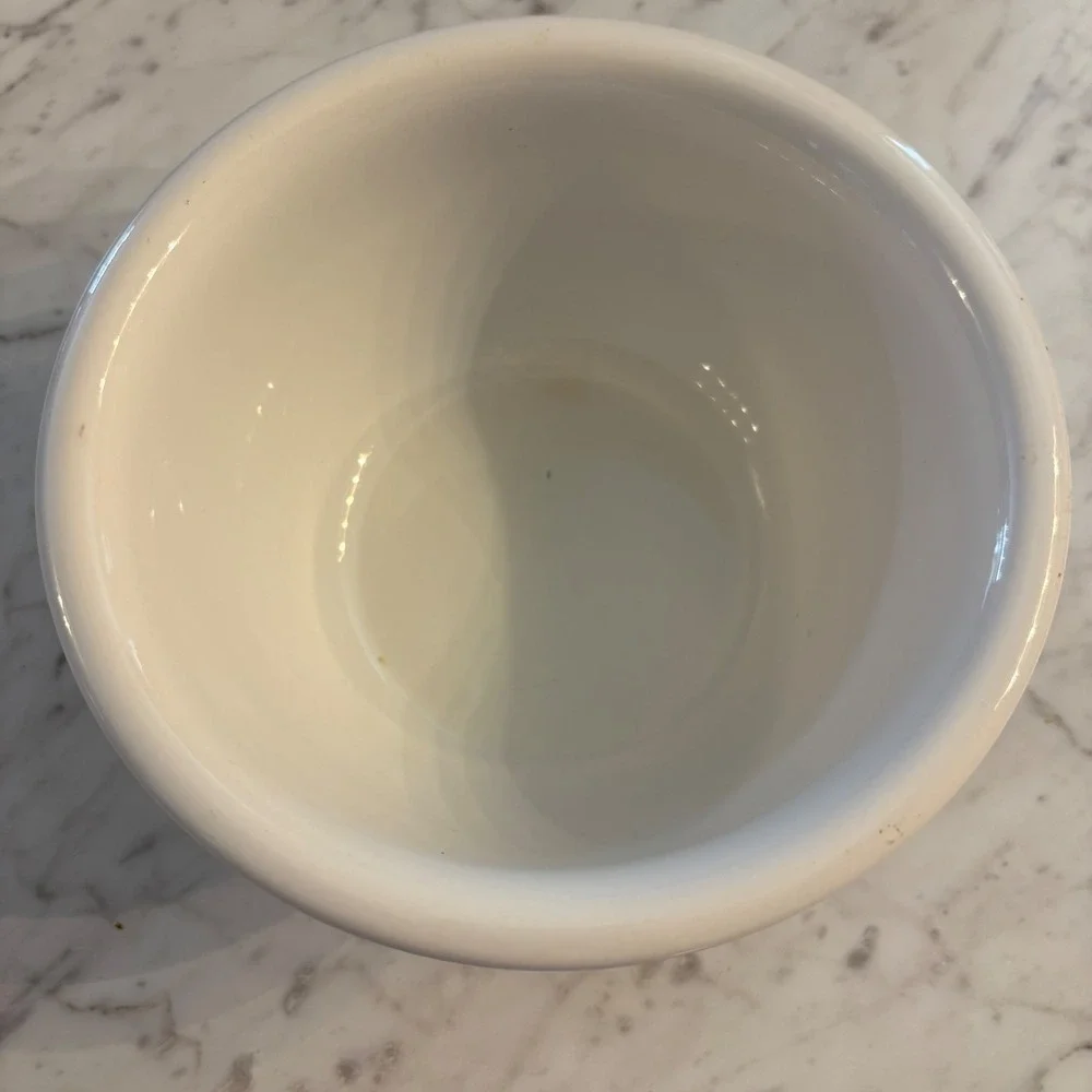 Corelle Coordinates Callaway Ivy Stoneware Mixing Bowl 2 Quart White Green Leaf